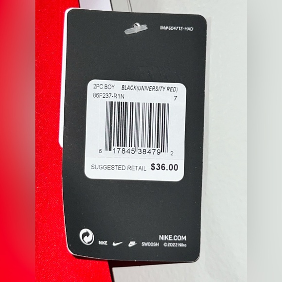 Nike Boys 2 Piece Shirt and Shorts Set Size 7 - Picture 6 of 8